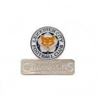 Leicester City Champions Crest Pin Badge - One Size