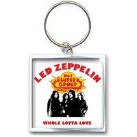 LED Zeppelin Whole Lotta Love Metal Keyring