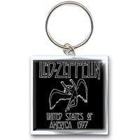 LED Zeppelin Standard Keychain: 1977\' Usa Tour