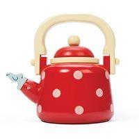 LE TOY VAN RED DOTTY KETTLE with Detachable Lid