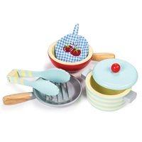 LE TOY VAN SET OF POTS AND PANS for Play Kitchen