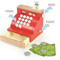 LE TOY VAN CASH REGISTER with Soft Touch Buttons