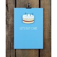 Let\'s Eat Cake Birthday Card