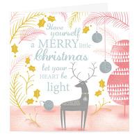 Let Your Heart Be Light Christmas Card