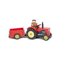 Le Toy Van Bertie\'s Tractor with Farmer
