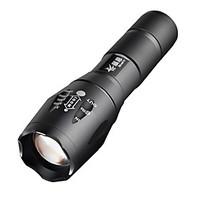led flashlight e17 cree xm l t6 2000 lm high power zoomable torch ligh ...