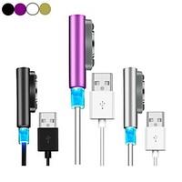 led indicator aluminum magnetic charging cable usb charger sony xperia ...