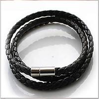Leather Bracelet Wrap Bracelets Daily/Casual 1pc Jewelry Christmas Gifts