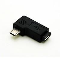 left angled 90 degree micro usb male to micro usb female extension ada ...