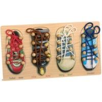 Legler Wooden Tying Shoes Puzzle