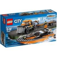 lego city 4x4 with powerboat 60085