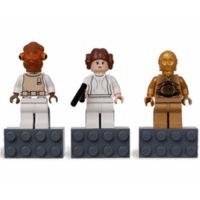 LEGO Star Wars Magnet-Set: C-3PO, Princess Leia & Admiral Ackbar (852843)