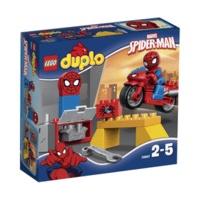 lego duplo spider man web bike workshop 10607