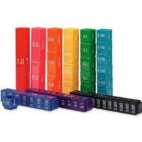 learning resources fraction tower cubes equivalency set