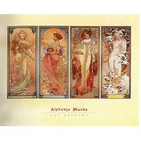 Les Saisons, 1900 By Alphonse Mucha