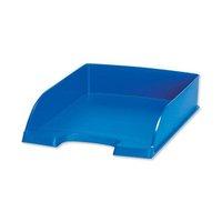 Letter Tray Robust Polystyrene (Blue) with Extra Label Space