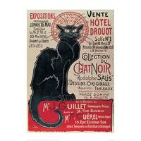 le chat noir by theophile steinlen