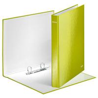 leitz green ring binder laminated wow a4 2d ring 25mm