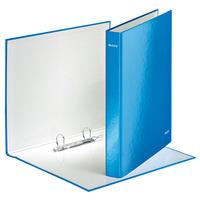 Leitz Blue Ring Binder Laminated WOW A4 2D Ring 25mm