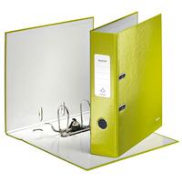 Leitz Green Lever Arch File Laminated WOW 180° A4 80mm