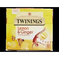 Lemon & Ginger - 80 Single Tea Bags