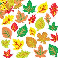 Leaf Foam Stickers (Per 3 packs)