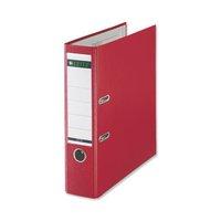 Leitz Lever Arch File Plastic 80mm Spine Foolscap Red Ref 1110-00-25 [Pack 10]