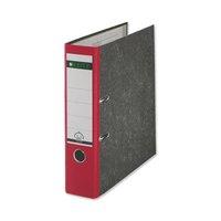 leitz standard lever arch file 80mm spine a4 red ref 1080 25 pack 10
