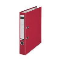 leitz mini lever arch file plastic 52mm spine a4 red ref 1015 25 pack  ...