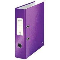 Leitz 180 WOW (A4) Laminated Lever Arch File (Purple) 1 x Pack of 10