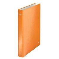 leitz wow a4 ring binder 2 d ring 250 sheets maxi orange pack of 10