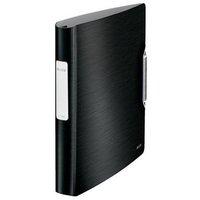 Leitz Active Style SoftClick (A4) 4-D Ring Binder (Satin Black) Pack of 5