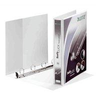 Leitz Softclick Presentation Ring Binder PVC 4 D-Ring 30mm Capacity A4 White Ref 020001 [Pack 6]
