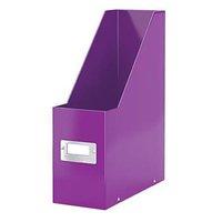 leitz wow click and store magazine file purple