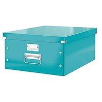 leitz wow click and store a3 large archive box ice blue