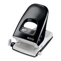 Leitz 5138 NeXXt Series Strong Metal Office Hole Punch (Black) 40 Sheets of 80g/m2 Paper