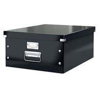 leitz click and store collapsible a3 large storage box black
