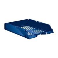 letter tray polystyrene blue