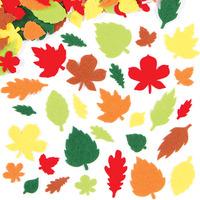 Leaf Felt Stickers (Pack of 144)