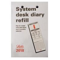 Letts System Desk Refill 2018 5-TSDR