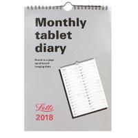Letts Monthly Tablet Calendar 2018 6-TMT