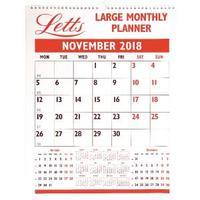 Letts Large Monthly Planner 2018 5-TLMP