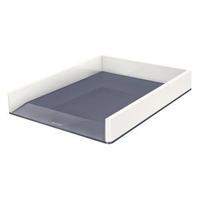 leitz wow letter tray dual colour white for format a4 53611001