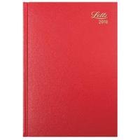 Letts 31X A5 Week to View Diary Red 2018 18-T31XRD