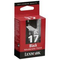 Lexmark No 17 Moderate Use Black Print Cartridge 10NX217E