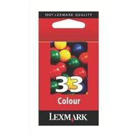 lexmark no 33 colour print cartridge 18cx033e