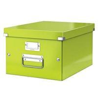 Leitz Click and Store Medium Storage Box Green for A4 Documents