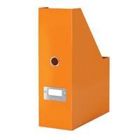 leitz click and store magazine file orange 60470044