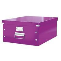 Leitz WOW Click and Store A3 Large Archive Box Purple 60450062