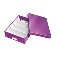 Leitz Click and Store Medium Organiser Box Purple 60580062